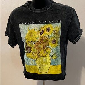 Vincent Van Gogh Sunflower Graphic T-Shirt
